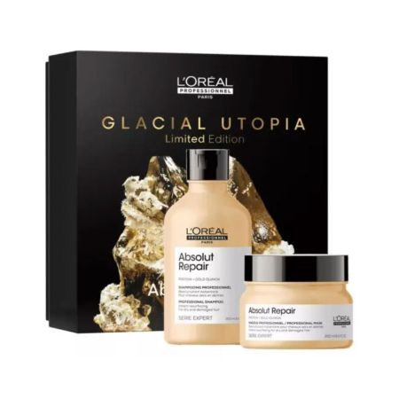 L'ORÉAL PROFESSIONNEL Absolut Repair Coffret Glacial Utopia pour cheveux abîmés