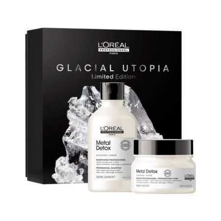 L'ORÉAL PROFESSIONNEL Metal Detox Coffret Glacial Utopia pour cheveux colorés et sensibilisés