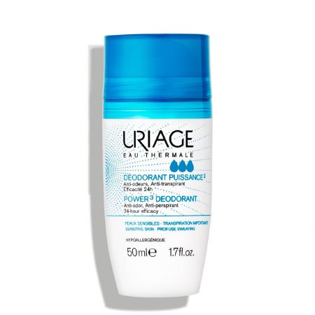URIAGE Déodorant Puissance 3 Roll-On Anti-Odeur Anti-Transpirant