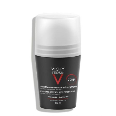 VICHY HOMME Déodorant Anti-Tranpirant 72h peau sensible sans paraben